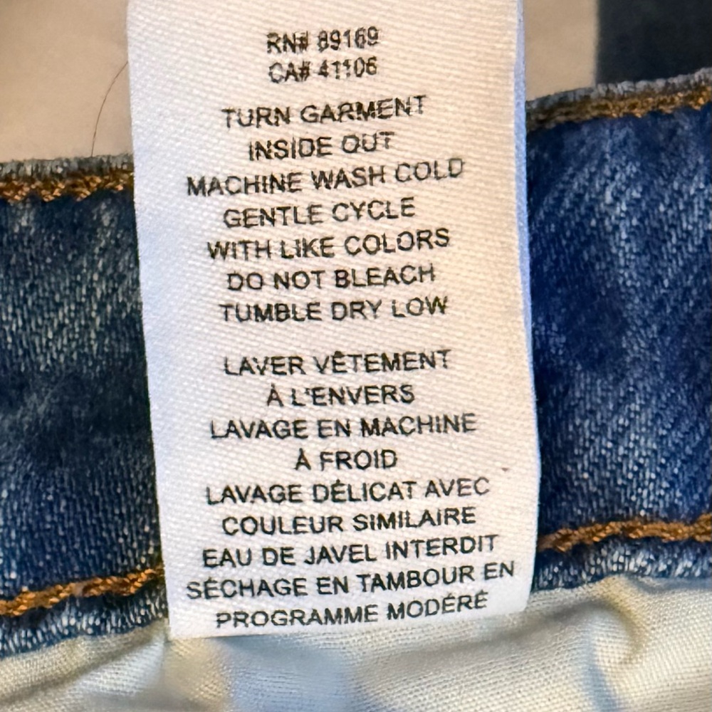 Derek Lam 10 Crosby Eden 5 Pocket High Risk Medium Dark 24 NWT - Picture 8 of 8